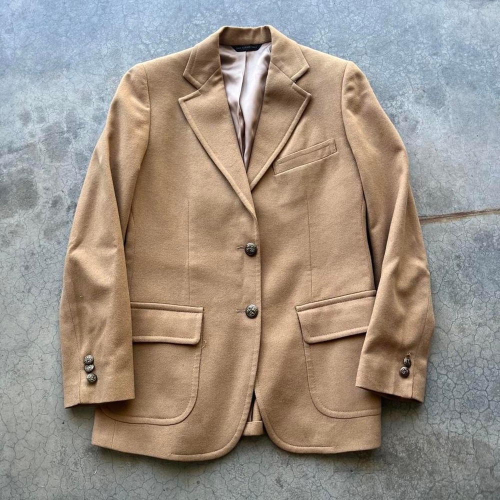 Vintage Hardwick Co-Ed Tan Wool Blazer